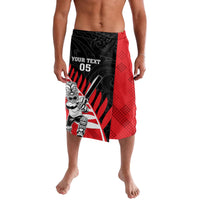 Custom New Zealand Canterbury Cricket Lavalava With Maori Pattern LT05 Red - Polynesian Pride