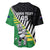 Custom New Zealand Central Districts Cricket Baseball Jersey With Maori Pattern