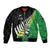 Custom New Zealand Central Districts Cricket Bomber Jacket With Maori Pattern