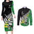 Custom New Zealand Central Districts Cricket Couples Matching Long Sleeve Bodycon Dress and Long Sleeve Button Shirt With Maori Pattern