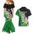 Custom New Zealand Central Districts Cricket Couples Matching Mermaid Dress and Hawaiian Shirt With Maori Pattern