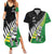 Custom New Zealand Central Districts Cricket Couples Matching Summer Maxi Dress and Hawaiian Shirt With Maori Pattern