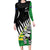 Custom New Zealand Central Districts Cricket Family Matching Long Sleeve Bodycon Dress and Hawaiian Shirt With Maori Pattern