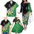 Custom New Zealand Central Districts Cricket Family Matching Off The Shoulder Long Sleeve Dress and Hawaiian Shirt With Maori Pattern