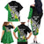 Custom New Zealand Central Districts Cricket Family Matching Off The Shoulder Long Sleeve Dress and Hawaiian Shirt With Maori Pattern