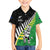 Custom New Zealand Central Districts Cricket Family Matching Puletasi and Hawaiian Shirt With Maori Pattern