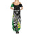 Custom New Zealand Central Districts Cricket Family Matching Summer Maxi Dress and Hawaiian Shirt With Maori Pattern