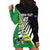 Custom New Zealand Central Districts Cricket Hoodie Dress With Maori Pattern