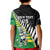 Custom New Zealand Central Districts Cricket Kid Polo Shirt With Maori Pattern