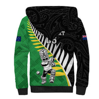Custom New Zealand Central Districts Cricket Sherpa Hoodie With Maori Pattern LT05 - Polynesian Pride