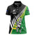 Custom New Zealand Central Districts Cricket Women Polo Shirt With Maori Pattern