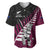 Custom New Zealand Northern Districts Cricket Baseball Jersey With Maori Pattern