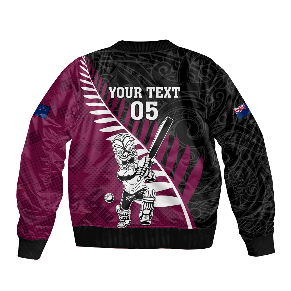 Custom New Zealand Northern Districts Cricket Bomber Jacket With Maori Pattern LT05 - Polynesian Pride