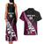 Custom New Zealand Northern Districts Cricket Couples Matching Tank Maxi Dress and Hawaiian Shirt With Maori Pattern