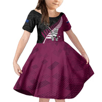 Custom New Zealand Northern Districts Cricket Family Matching Mermaid Dress and Hawaiian Shirt With Maori Pattern