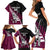 Custom New Zealand Northern Districts Cricket Family Matching Short Sleeve Bodycon Dress and Hawaiian Shirt With Maori Pattern