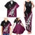 Custom New Zealand Northern Districts Cricket Family Matching Tank Maxi Dress and Hawaiian Shirt With Maori Pattern