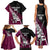 Custom New Zealand Northern Districts Cricket Family Matching Tank Maxi Dress and Hawaiian Shirt With Maori Pattern