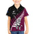 Custom New Zealand Northern Districts Cricket Kid Hawaiian Shirt With Maori Pattern