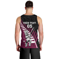 Custom New Zealand Northern Districts Cricket Men Tank Top With Maori Pattern LT05 - Polynesian Pride