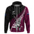 Custom New Zealand Northern Districts Cricket Zip Hoodie With Maori Pattern