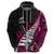 Custom New Zealand Northern Districts Cricket Zip Hoodie With Maori Pattern