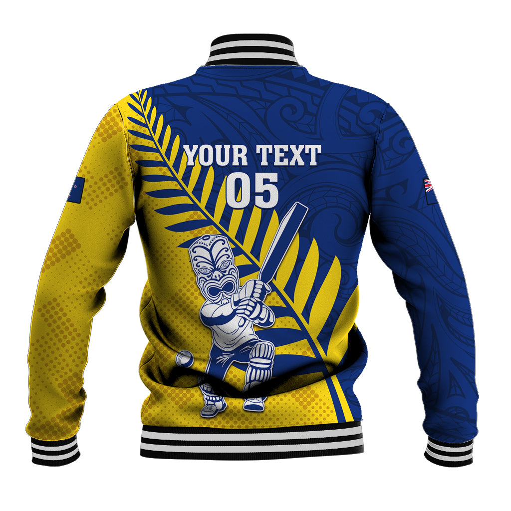 Custom New Zealand Otago Cricket Baseball Jacket With Maori Pattern LT05 - Polynesian Pride