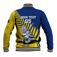 Custom New Zealand Otago Cricket Baseball Jacket With Maori Pattern LT05 - Polynesian Pride