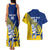 Custom New Zealand Otago Cricket Couples Matching Tank Maxi Dress and Hawaiian Shirt With Maori Pattern