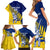 Custom New Zealand Otago Cricket Family Matching Short Sleeve Bodycon Dress and Hawaiian Shirt With Maori Pattern