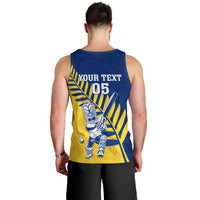Custom New Zealand Otago Cricket Men Tank Top With Maori Pattern LT05 - Polynesian Pride