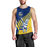 Custom New Zealand Otago Cricket Men Tank Top With Maori Pattern LT05 - Polynesian Pride