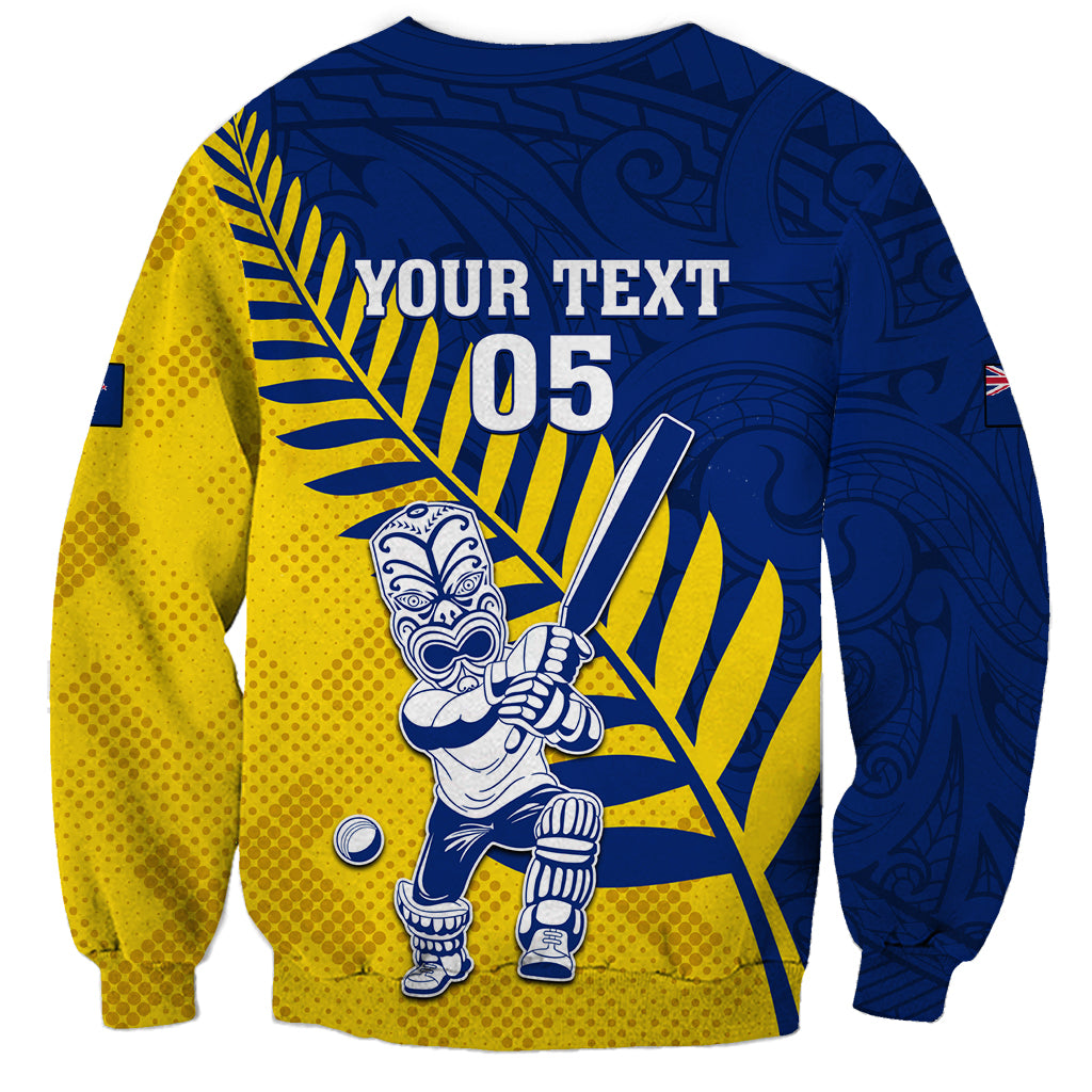 Custom New Zealand Otago Cricket Sweatshirt With Maori Pattern LT05 - Polynesian Pride