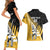 Custom New Zealand Wellington Cricket Couples Matching Short Sleeve Bodycon Dress and Hawaiian Shirt With Maori Pattern