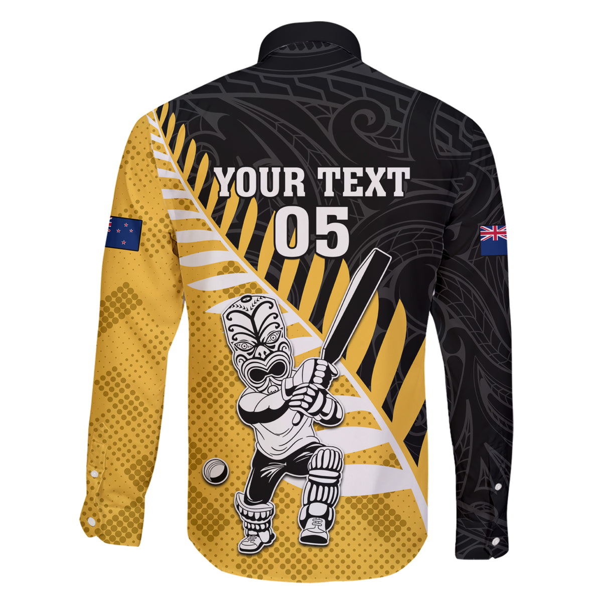 Custom New Zealand Wellington Cricket Family Matching Short Sleeve Bodycon Dress and Hawaiian Shirt With Maori Pattern