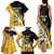 Custom New Zealand Wellington Cricket Family Matching Tank Maxi Dress and Hawaiian Shirt With Maori Pattern