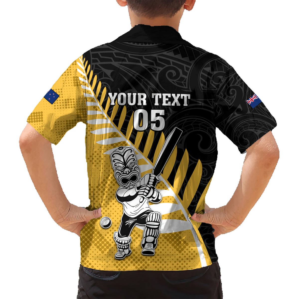 Custom New Zealand Wellington Cricket Hawaiian Shirt With Maori Pattern LT05 - Polynesian Pride