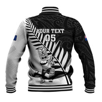 Custom New Zealand Cricket Baseball Jacket With Maori Pattern LT05 - Polynesian Pride