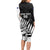 Custom New Zealand Cricket Long Sleeve Bodycon Dress With Maori Pattern