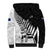 Custom New Zealand Cricket Sherpa Hoodie With Maori Pattern