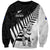 Custom New Zealand Cricket Sweatshirt With Maori Pattern