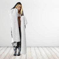 Happy Father's Day Hooded Blanket I Love You Dad Polynesian Style
