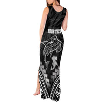 Personalised Happy Father's Day Tank Maxi Dress I Love You Dad Polynesian Style LT05 - Polynesian Pride