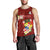 Personalized Tonga Men Tank Top Coat Of Arms Plumeria With Ngatu Pattern LT05 - Polynesian Pride