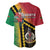 Happy Vanuatu Constitution Day Baseball Jersey Flag Style With Sand Drawing Pattern