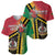 Happy Vanuatu Constitution Day Baseball Jersey Flag Style With Sand Drawing Pattern