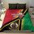 Happy Vanuatu Constitution Day Bedding Set Flag Style With Sand Drawing Pattern