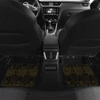 Happy Vanuatu Constitution Day Car Mats Flag Style With Sand Drawing Pattern LT05 Set 2pcs - Back Red - Polynesian Pride