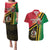 Happy Vanuatu Constitution Day Couples Matching Puletasi and Hawaiian Shirt Flag Style With Sand Drawing Pattern