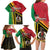 Happy Vanuatu Constitution Day Family Matching Long Sleeve Bodycon Dress and Hawaiian Shirt Flag Style With Sand Drawing Pattern